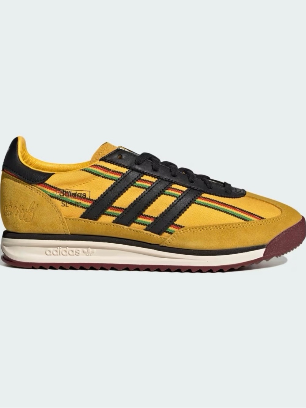 Adidas Originals SL 72 RS Jamaica x Bob Marley KI8575 Brand New Sneakers - Picture 9 of 16